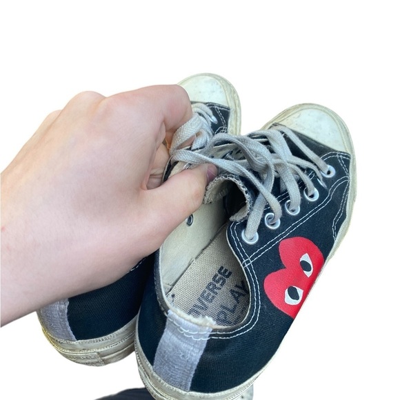 Commes Des Garçons Converse Low Sneakers Size 7 - Picture 11 of 15